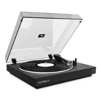 Victrola Automatic Turntable - Black - Front_Zoom