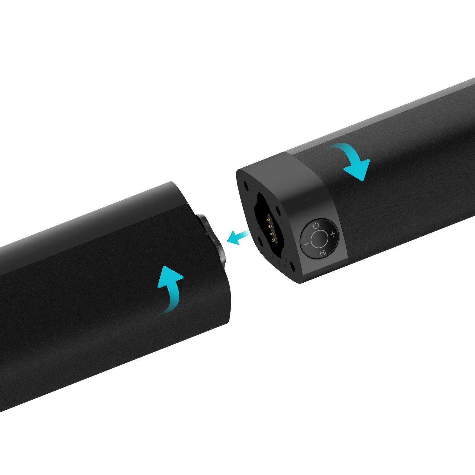 Alt View 2. COWIN - 2 in 1 Separable Bluetooth TV Soundbar Home Audio with Arc Optical AUX Connect - Black.