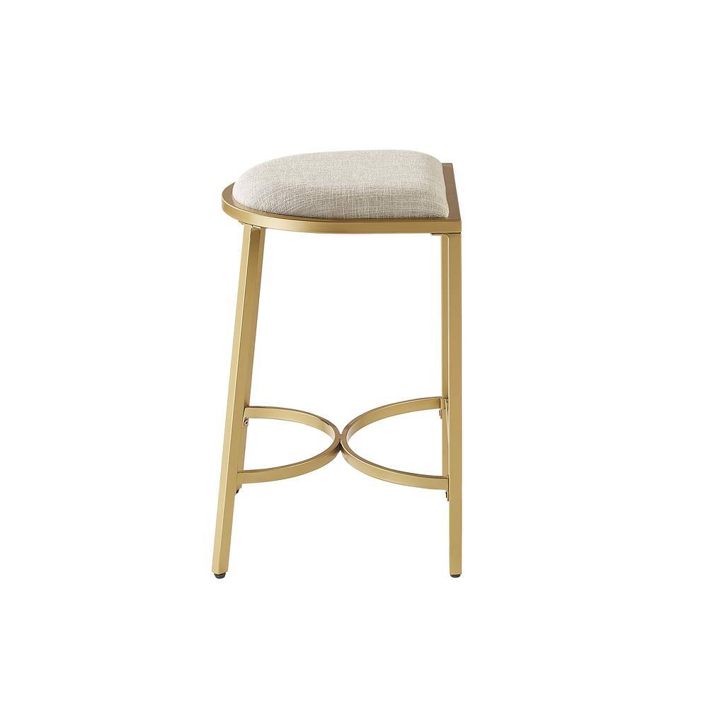Alt View 2. Crosley Furniture - Ellery 2-Piece Counter Height Bar Stool Set - 2 Stools - Oatmeal.