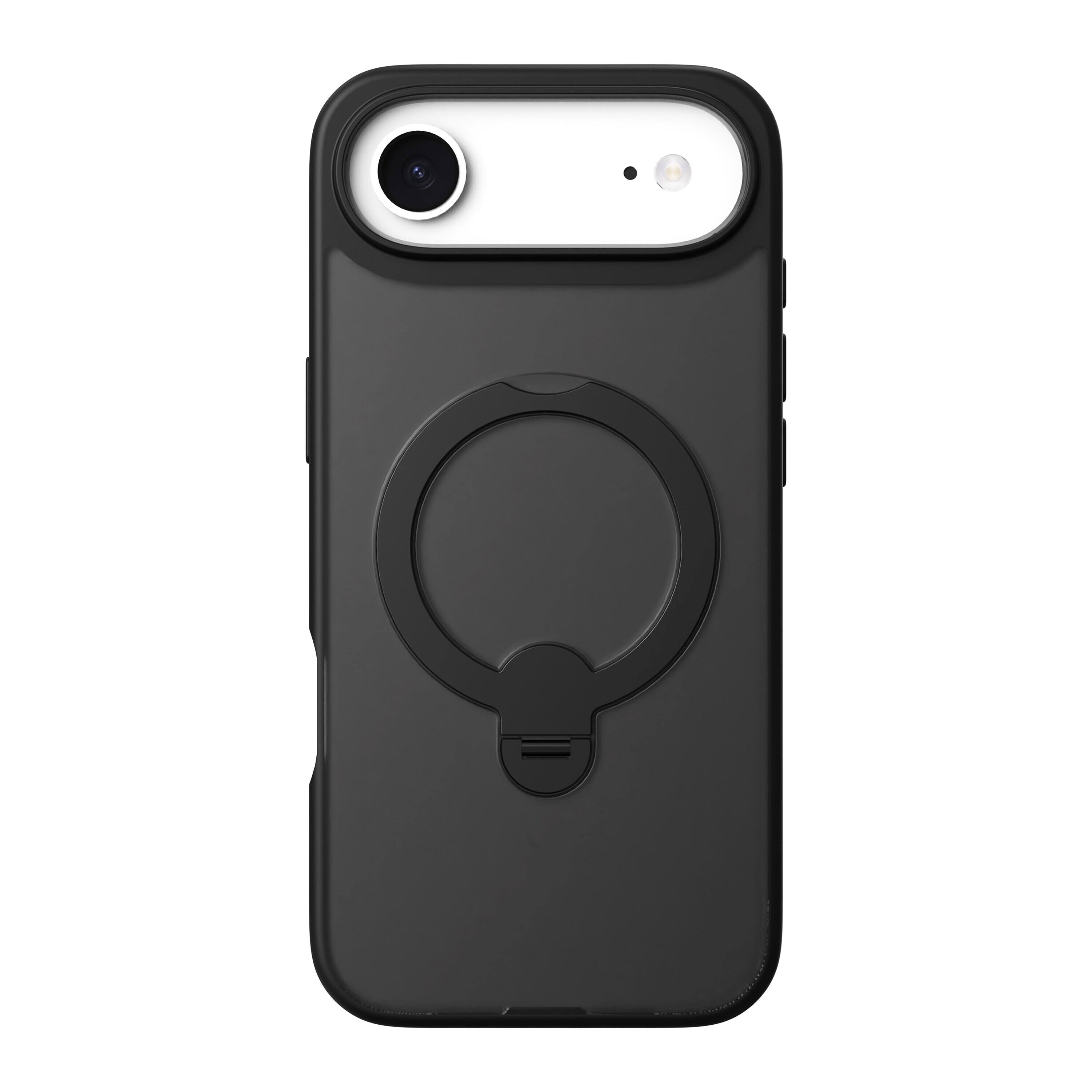 Left. AXS - PROShield MagSafe Case with Kickstand for Apple iPhone Air - Smoke.