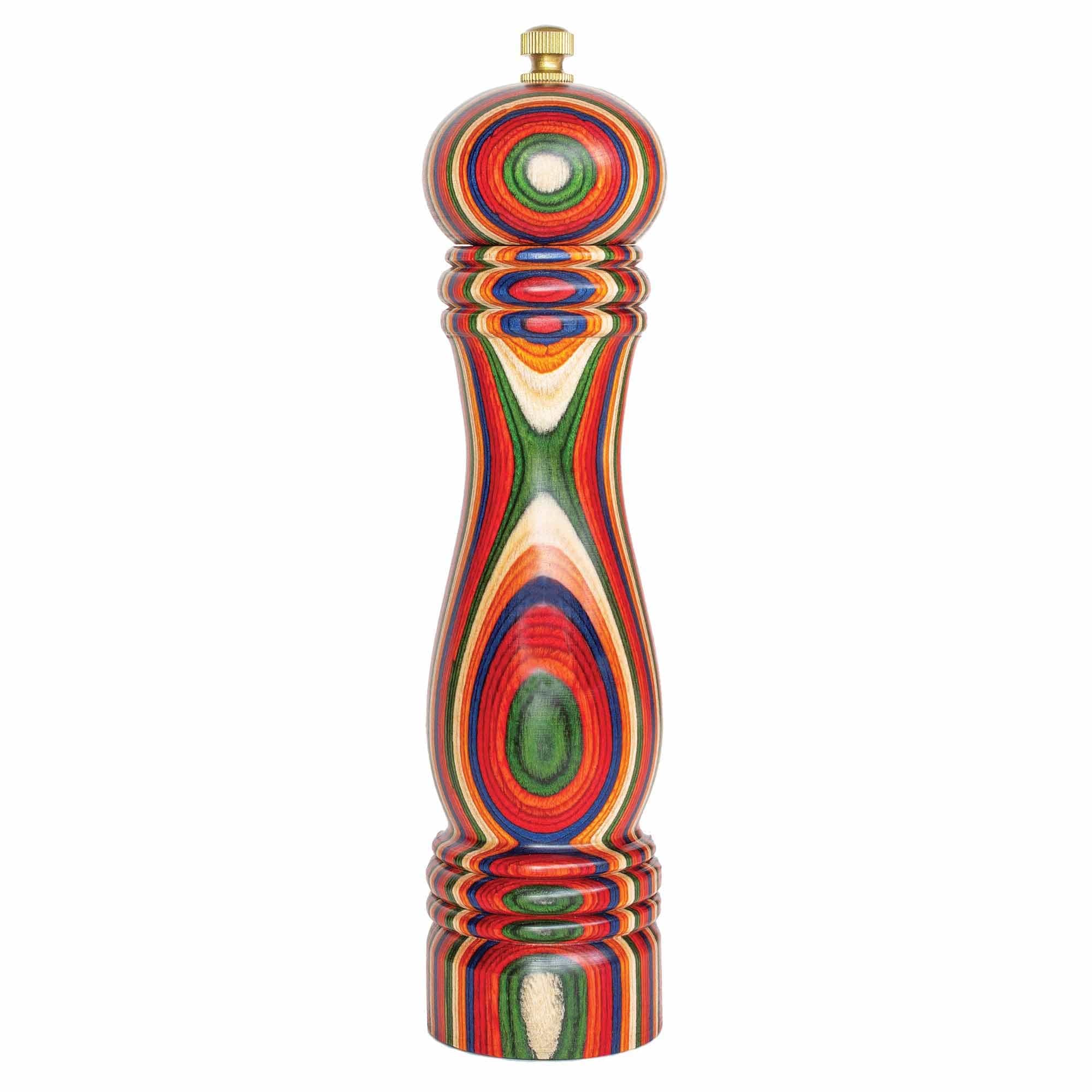 Baltique - Marrakesh Collection Refillable Pepper Grinder - Red, Blue, Green, Orange