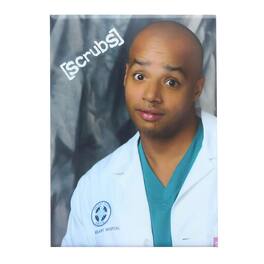 Ata Boy - Scrubs Turk Grey Background 2.5 x 3.5 Inch Photo Magnet - Multi-Colored
