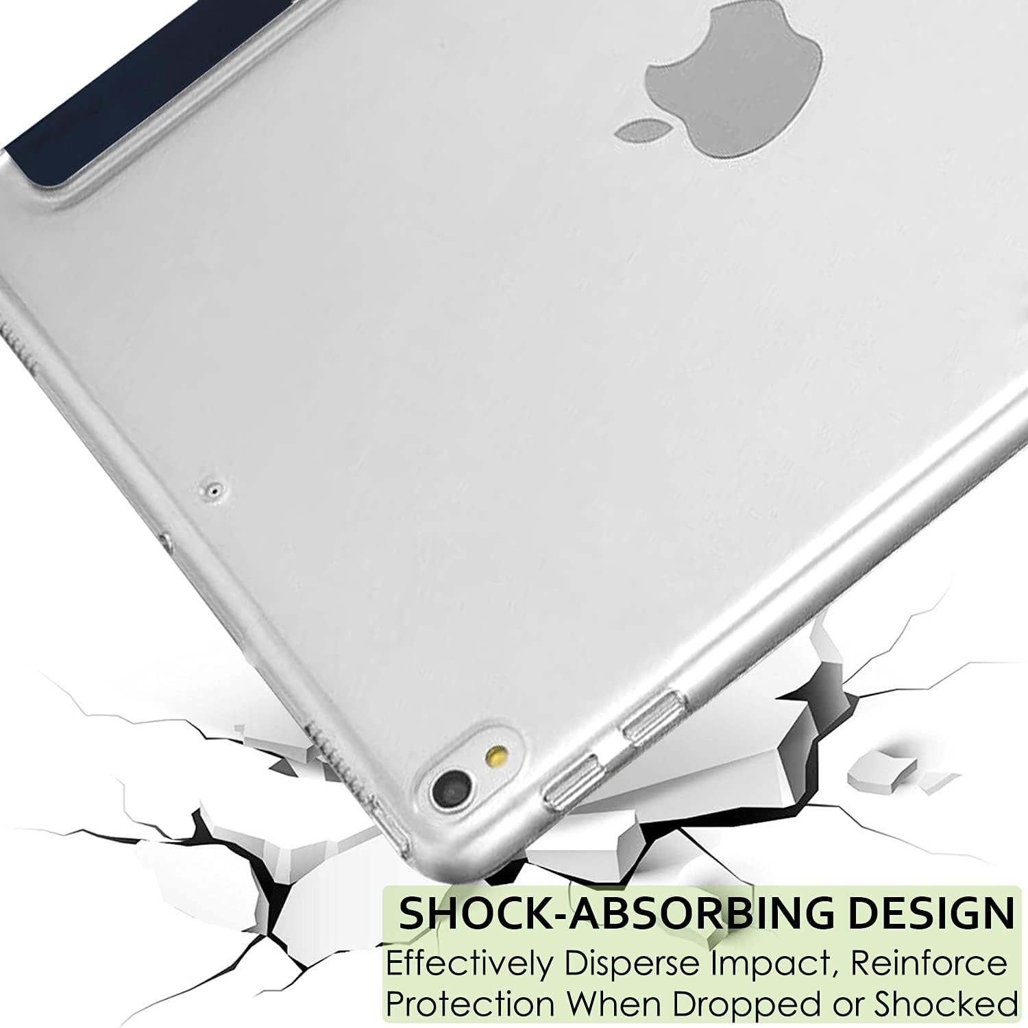 SHOCK-ABSORBING DESIGN  
Effectively Disperse Impact, Reinforce Protection When Dropped or Shocked