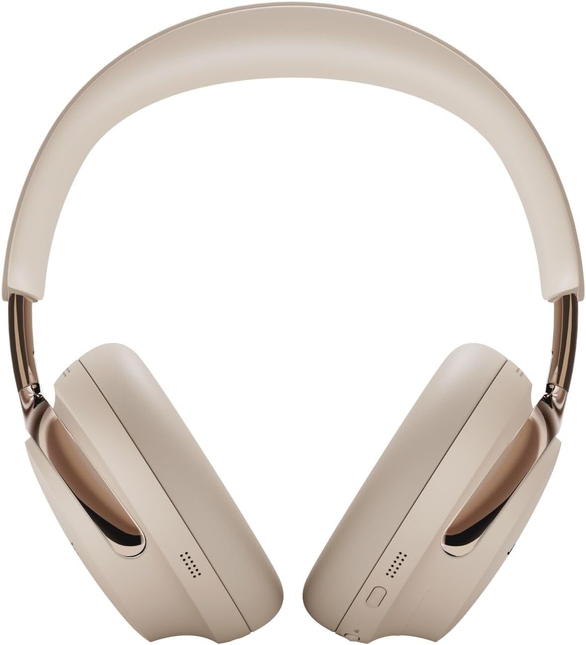 Left. Bose - Bose QuietComfort Ultra Bluetooth Headphones (2nd Gen) Bundle with Fast Charger, Noise Cancelling (Driftwood Sand) - Driftwood Sand.