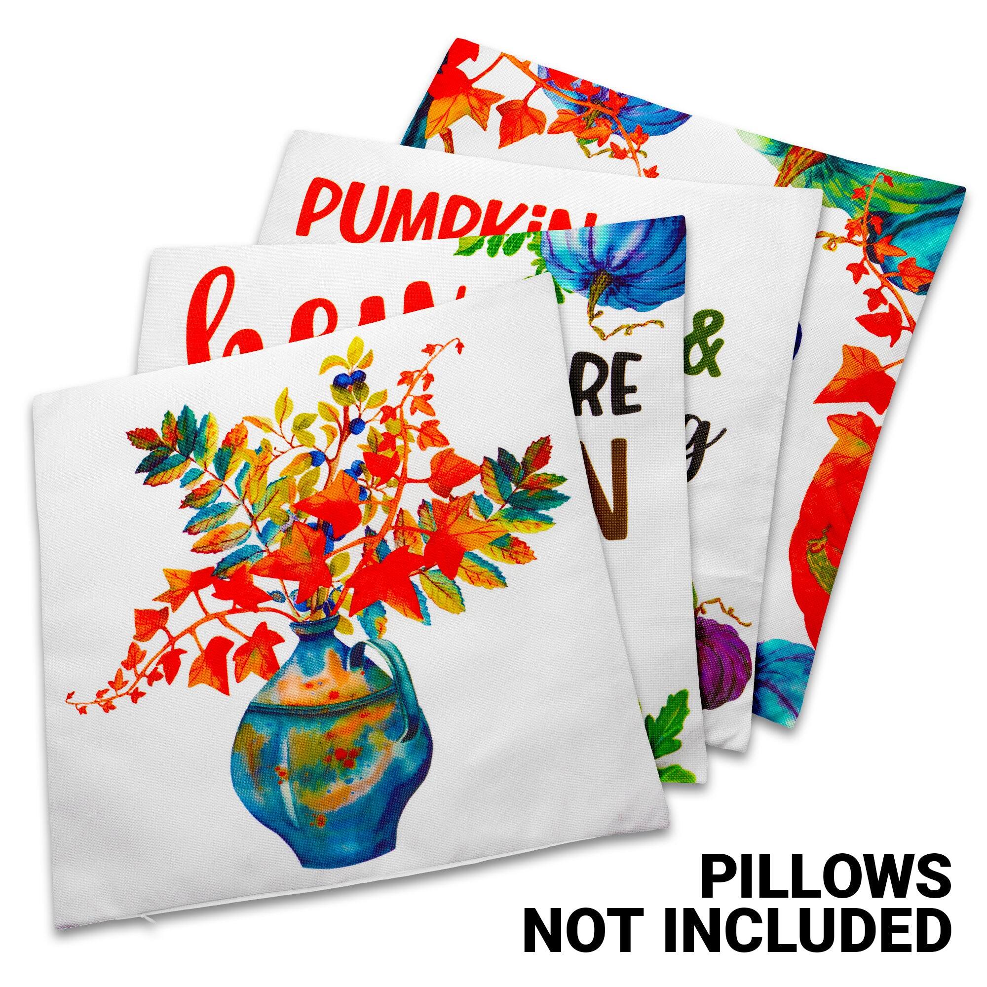 PUMPKIN & REVIVAL  
PILLOWS NOT INCLUDED