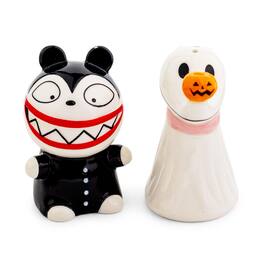 Disney - The Nightmare Before Christmas Zero and Teddy Salt and Pepper Shaker Set - Black