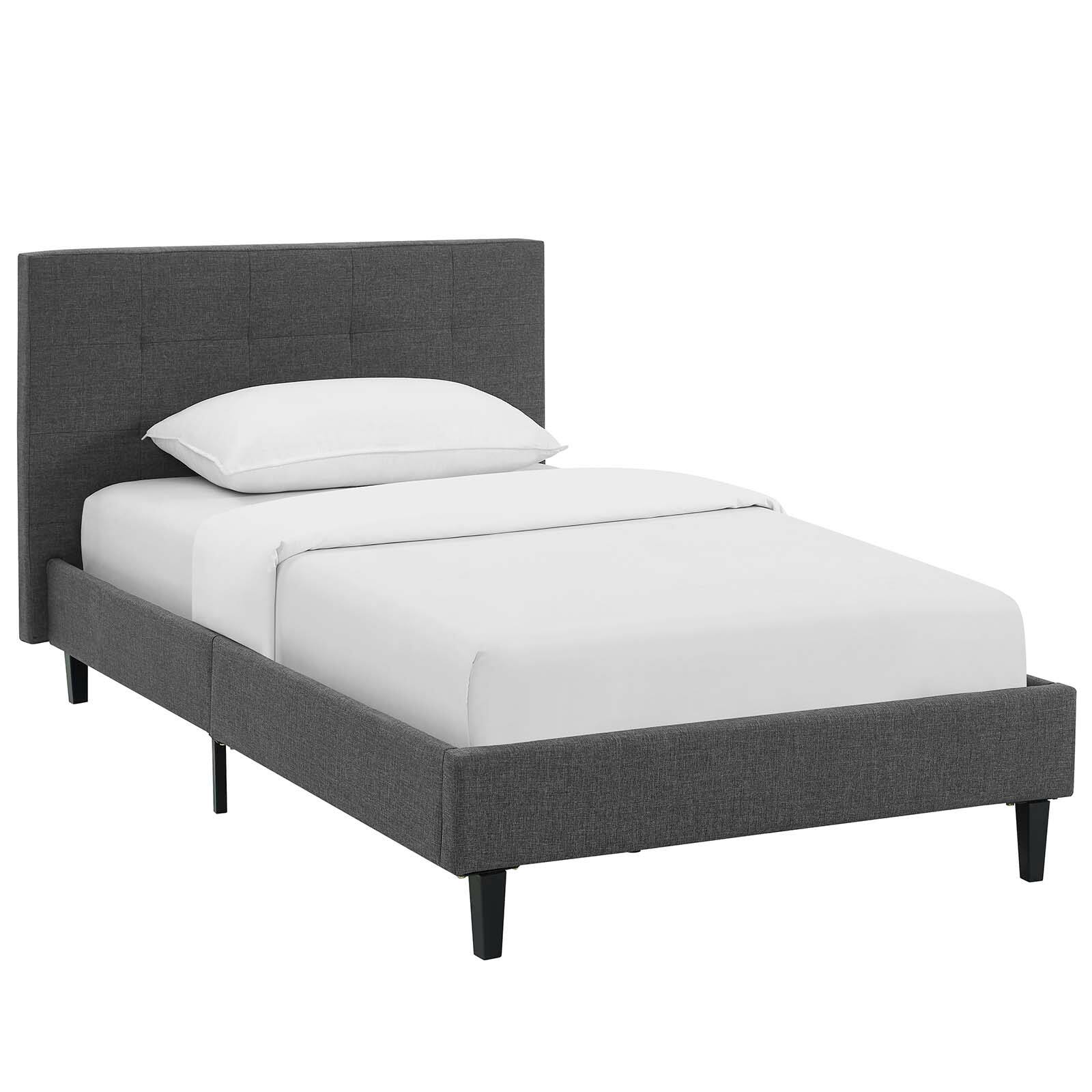 Angle. Modway - Elsie Twin Bed Frame - White.