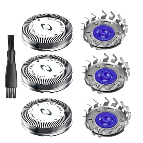 DORLUKFU - HQ56 Replacement Shaver Heads for HQ3 HQ4 HQ55 HQ56 HQ6,Replacement Shaver Head Compatible with Philips Norelco HQ300