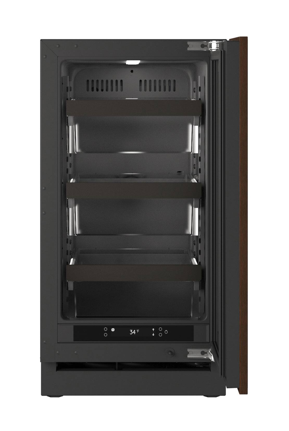 Alt View 1. U-Line - U-Line 18"W. Built-In Compact Refrigerator - Panel Ready Frame/Glass - Integrated Frame.