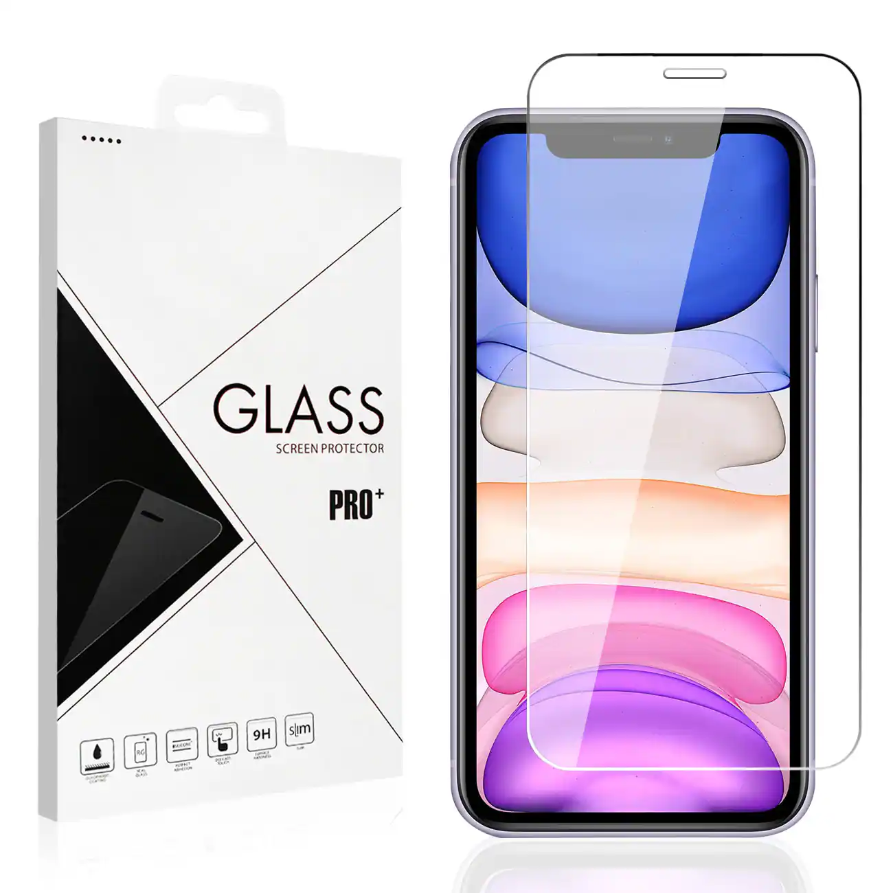 GLASS SCREEN PROTECTOR PRO+  
9H  
Slim
