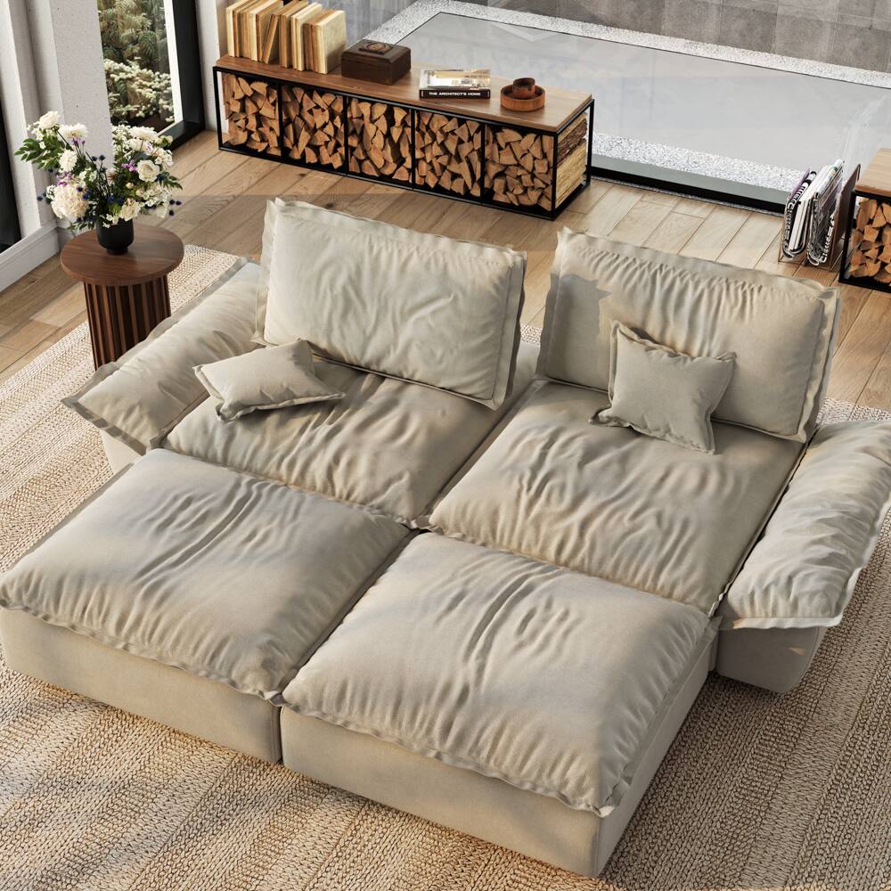Beige Suede Fabric