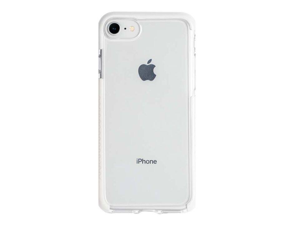 Front. BodyGuardz - BodyGuardz Ace Pro with Unequal Technology Antimicrobial Case for iPhone SE, iPhone 8, iPhone 7 - Clear.