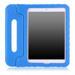 Entronix - iPad 10.2" Case with Kid-Friendly Handle and Kickstand - Blue