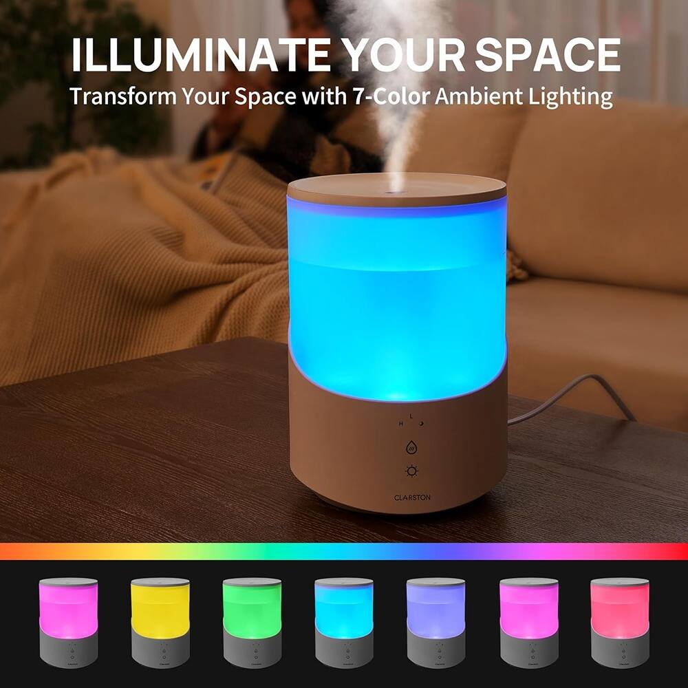 ILLUMINATE YOUR SPACE  
Transform Your Space with 7-Color Ambient Lighting  

A J CLARSTON