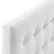 Alt View 1. Modway - Lily Biscuit Tufted Performance Velvet Queen Headboard by Modway - White.