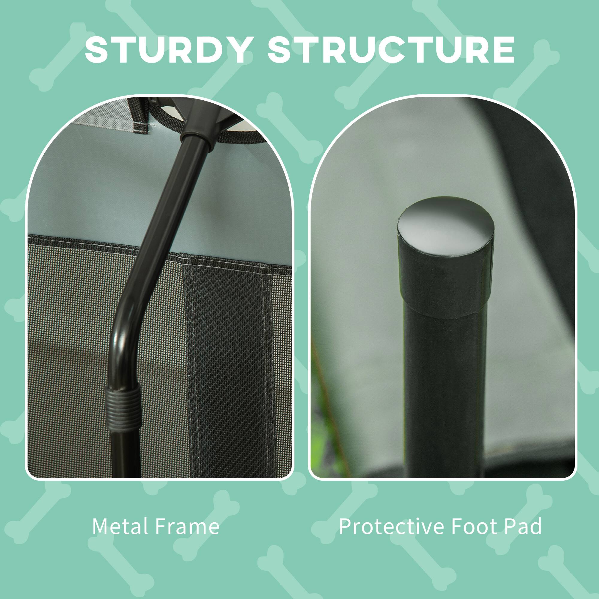 STURDY STRUCTURE

Metal Frame

Protective Foot Pad