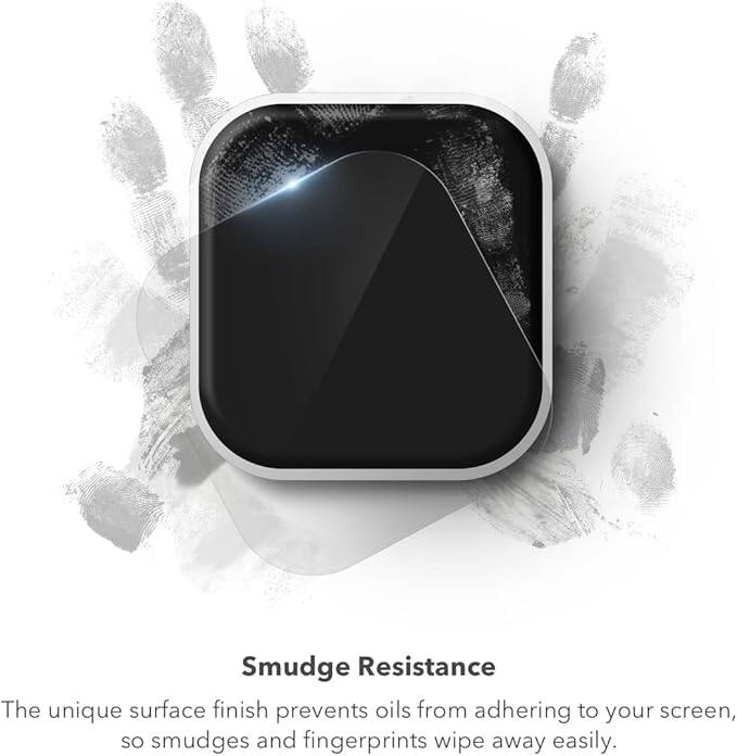 Smudge Resistance

The unique surface finish prevents oils from adhering to your screen, so smudges and fingerprints wipe away easily.