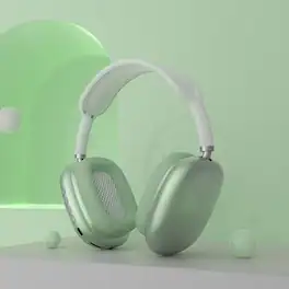 BEARSOLIM - Bluetooth Wireless Headset Running Listening To Songs Stereo Game Card Noise-cancelling Headset with Microphone - Green
