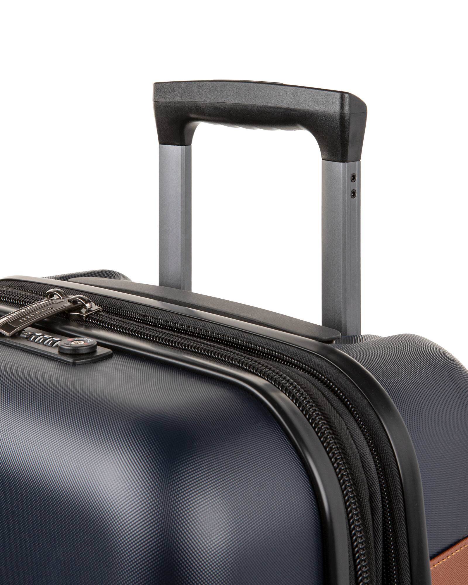 Alt View 12. Bugatti - Wellington Expandable Spinner Hardside Suitcase Set - 3 Piece - Navy.