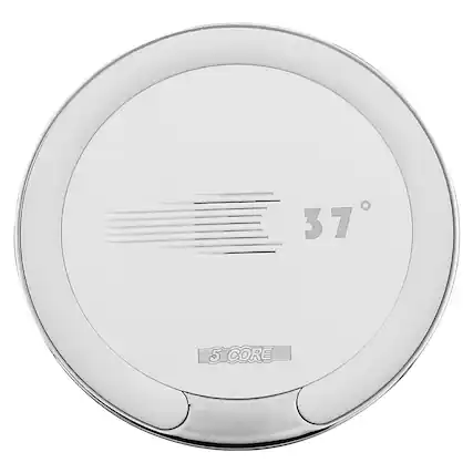 Front. 5 CORE - Magnetic Wireless Car Charger Mount, Stick on The Dashboard for MagSafe iPhone & Android - White.