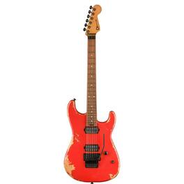Charvel - ProMod Relic San Dimas Style 1 HH FR PF Pau Ferro Electric Guitar - Weatherd Orange