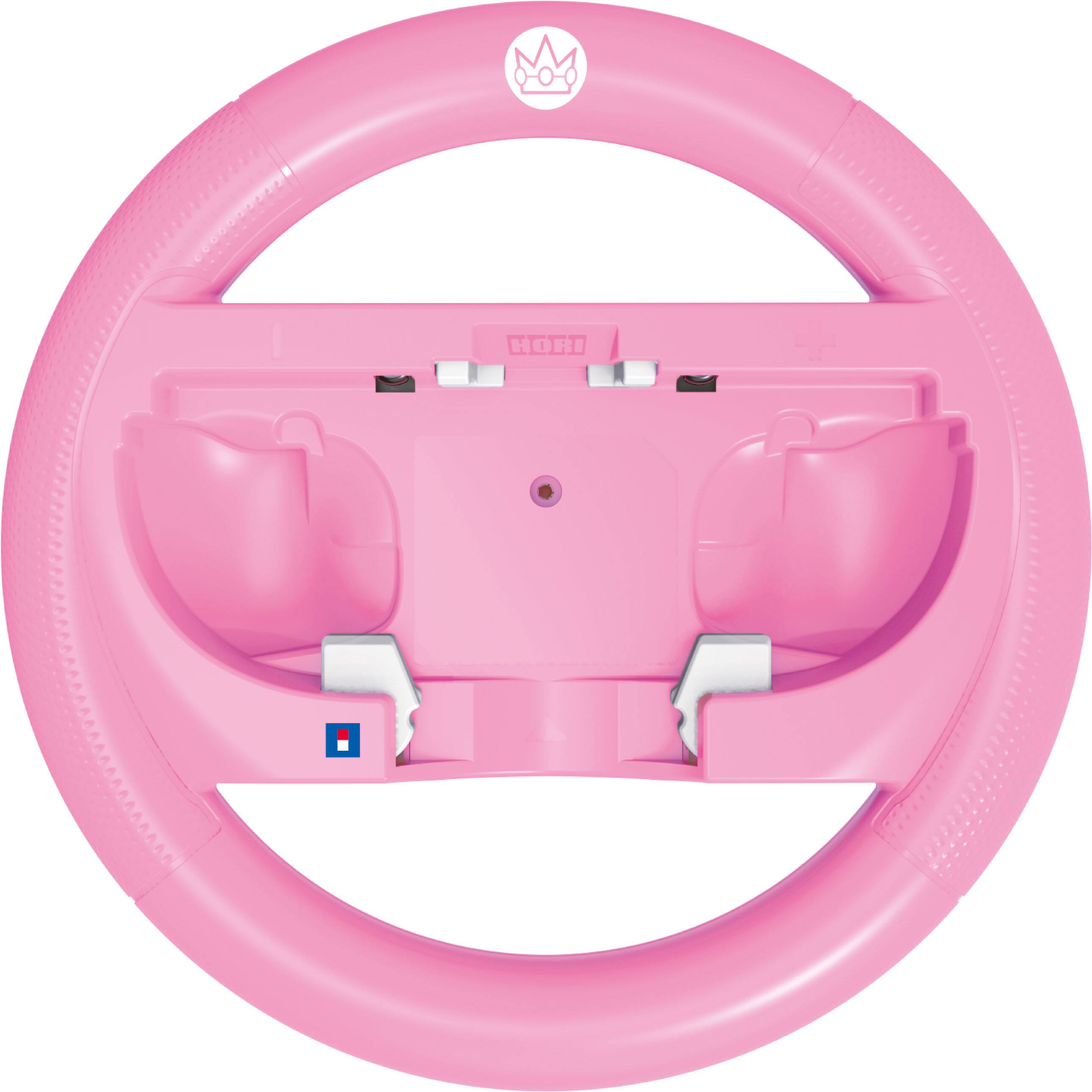 Alt View 3. Hori - HORI Mario Kart Racing Wheel Attachment (Peach) for Switch 2 - Officially Licensed by Nintendo - Pink.
