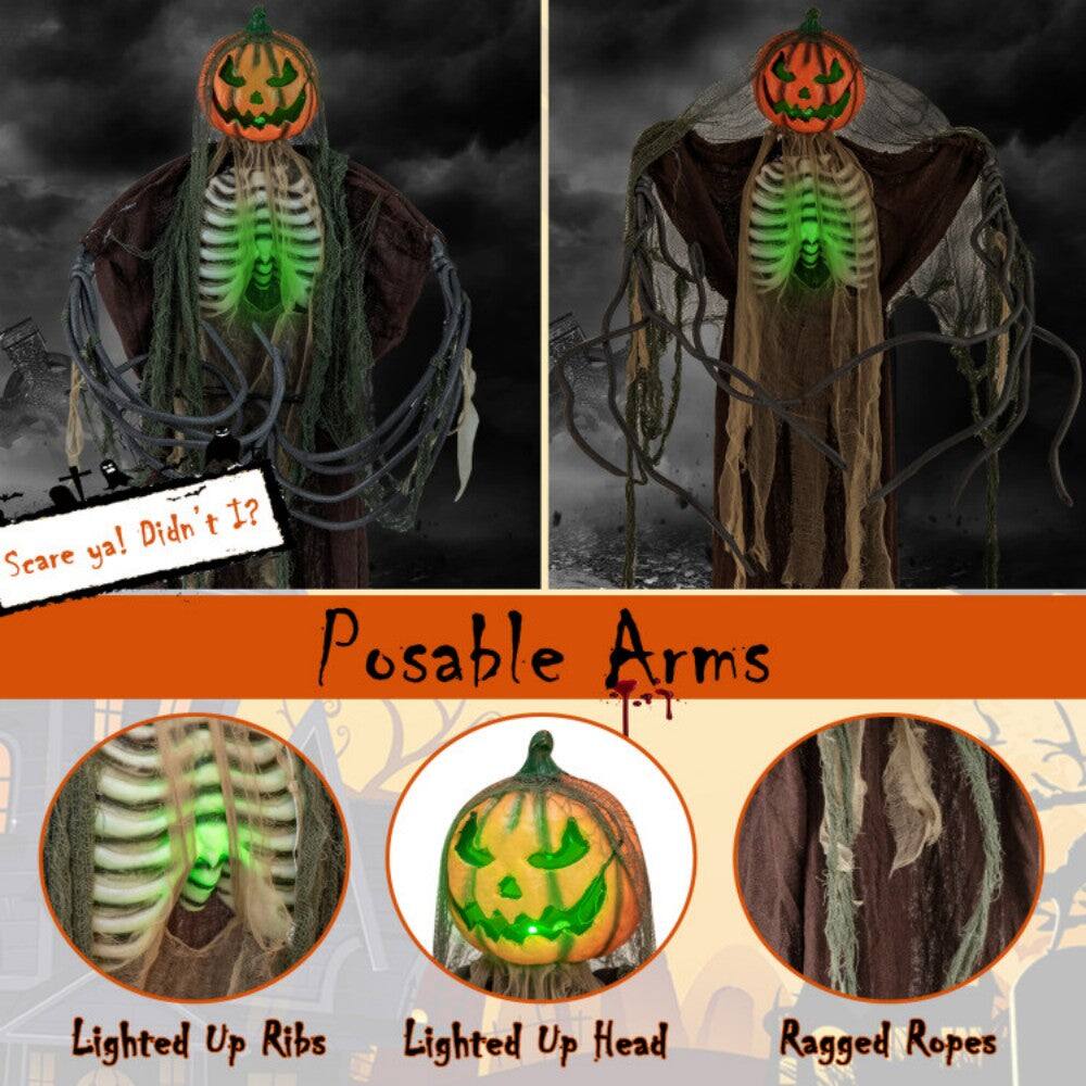 Scare ya! Didn't I?

Posable Arms

Lighted Up Ribs

Lighted Up Head

Ragged Ropes