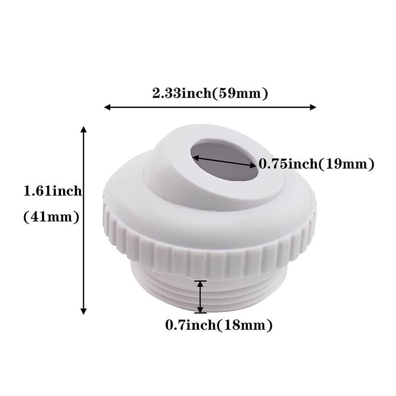 2.33 inch (59 mm)  
0.75 inch (19 mm)  
1.61 inch (41 mm)  
0.7 inch (18 mm)