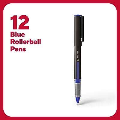 12 Blue Rollerball Pens