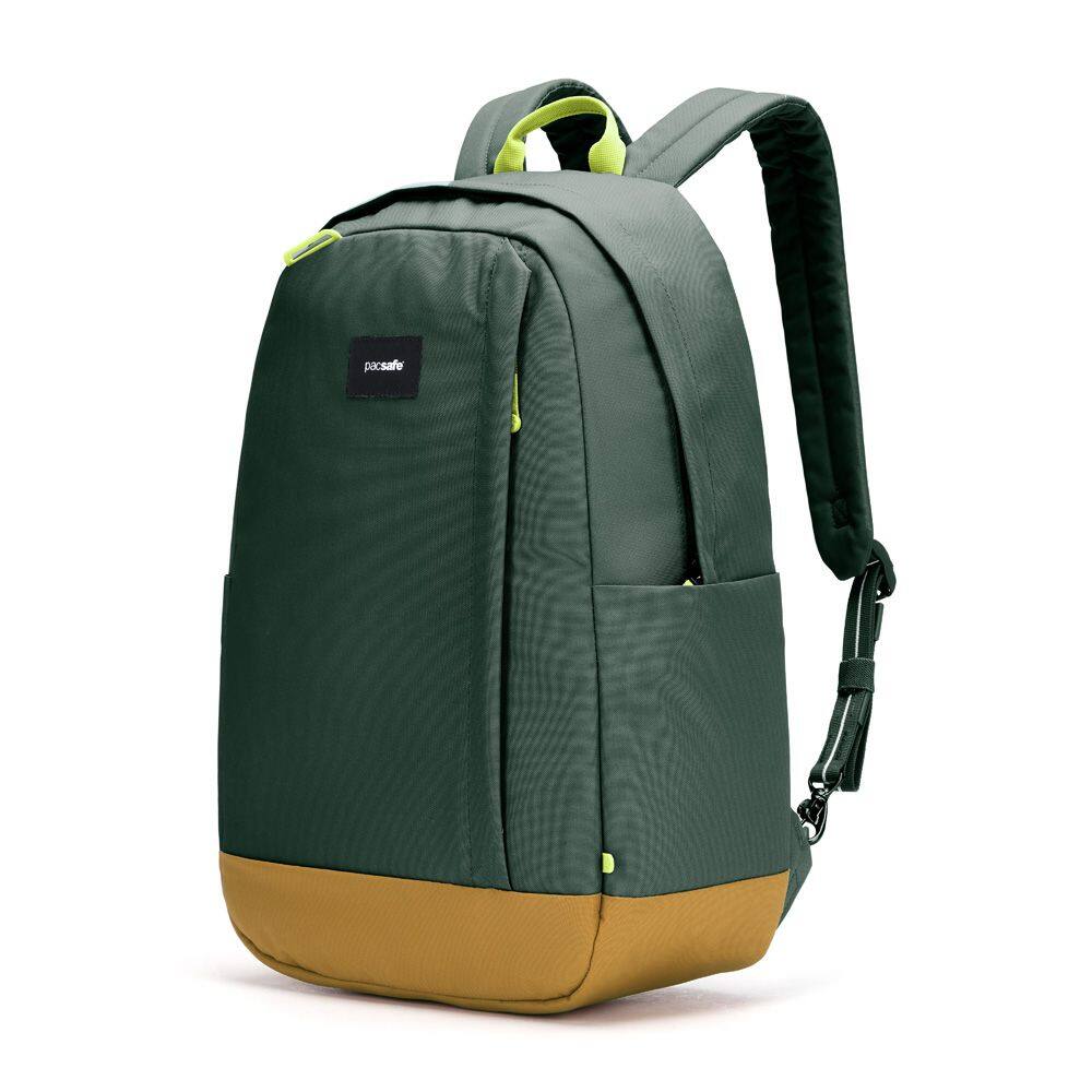 Left. Pacsafe - GO 25L Backpack, Spruce Green - Spruce Green.