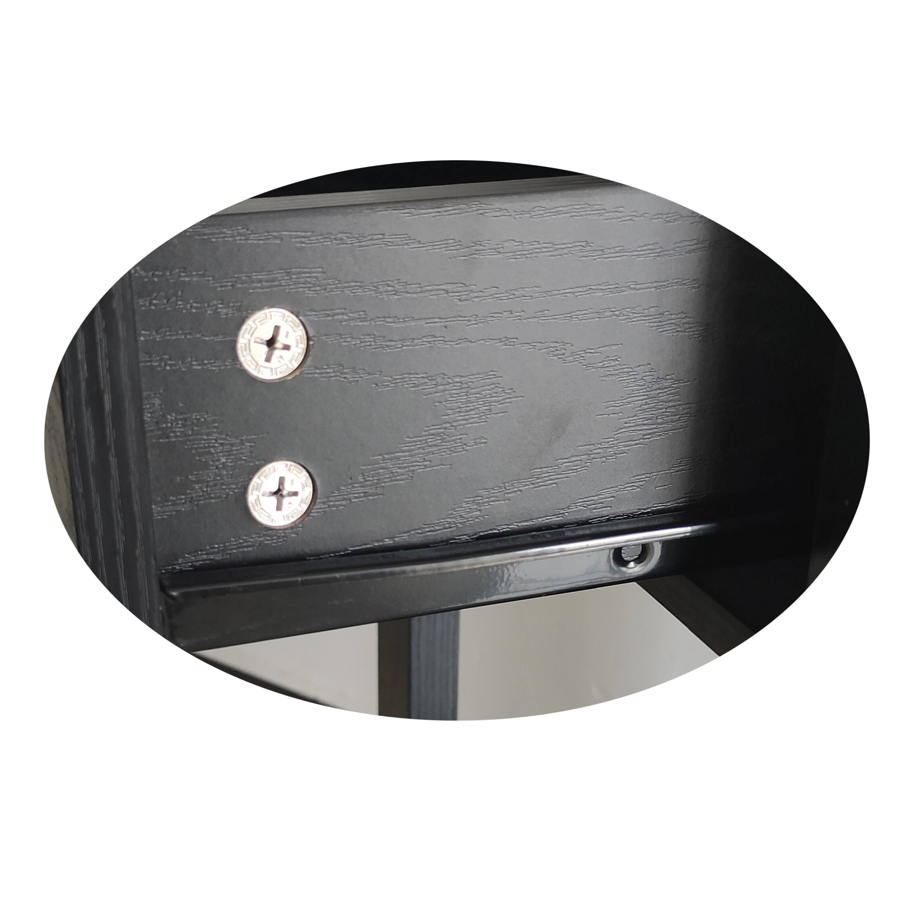 Left. Kings Brand Furniture - Kings Brand Furniture Sendero Console Table - Black.