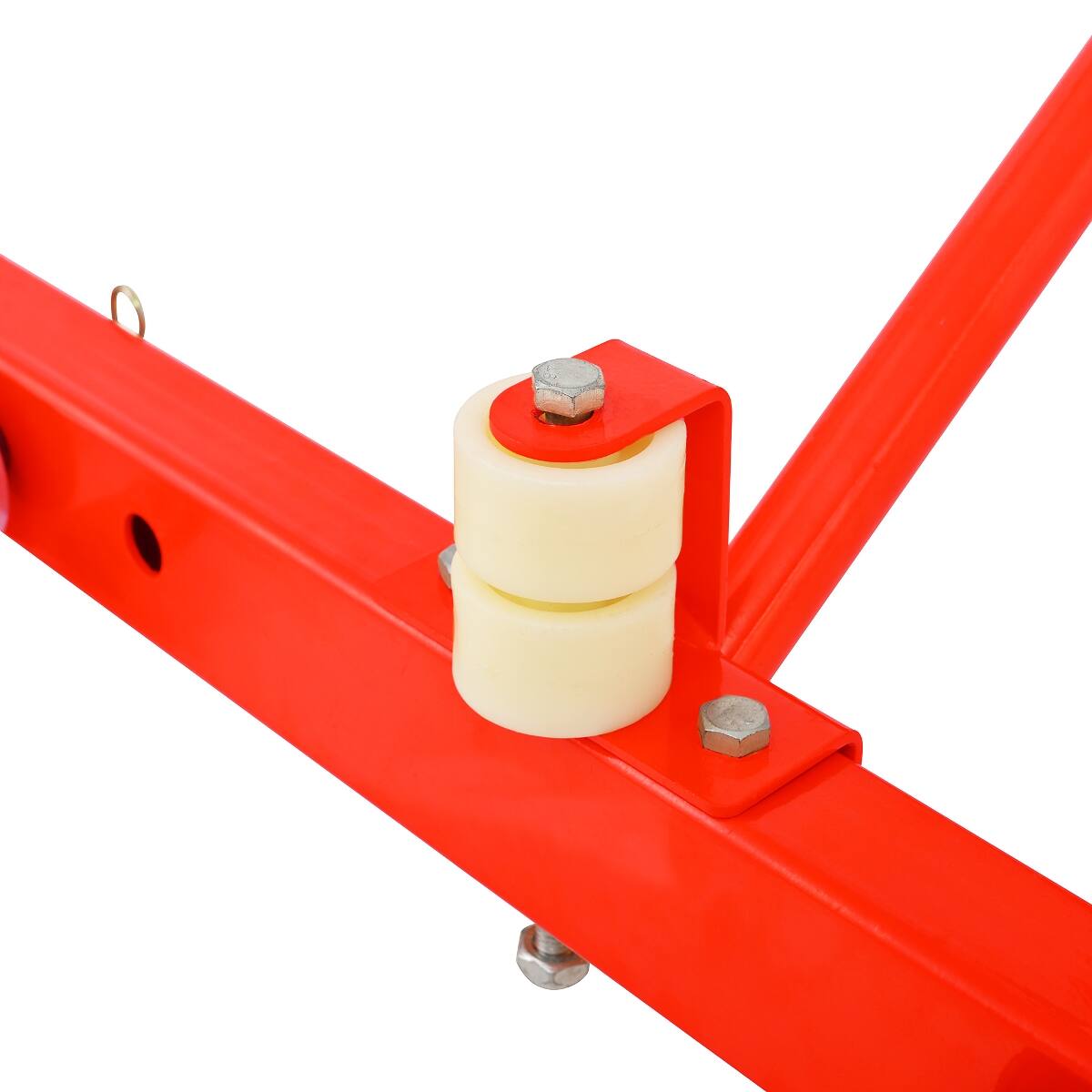 Alt View 9. Ropilly - Ropilly Adjustable Rolling Tire Dolly Heavy Duty Wheel Dolly for Tire Changes, Red, Fits 6.5 to 31.5 Inch Tires - Red.