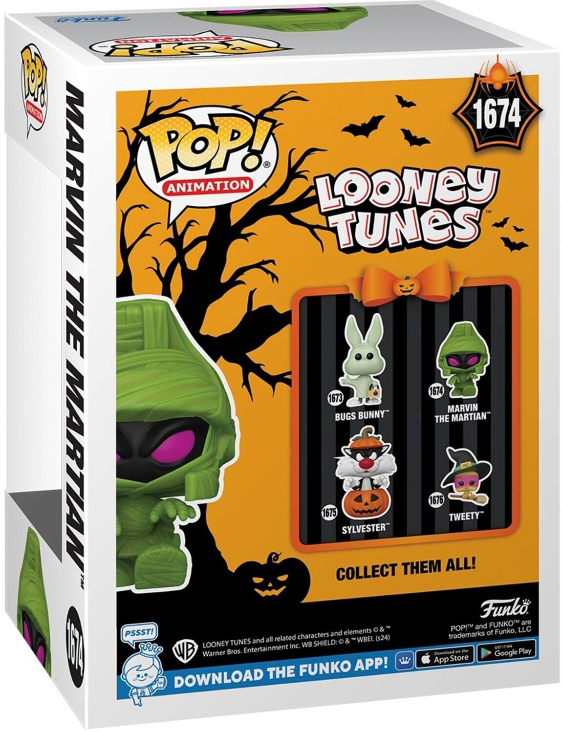 Funko Pop! Looney Tunes Halloween Marvin the Martian (Mummy