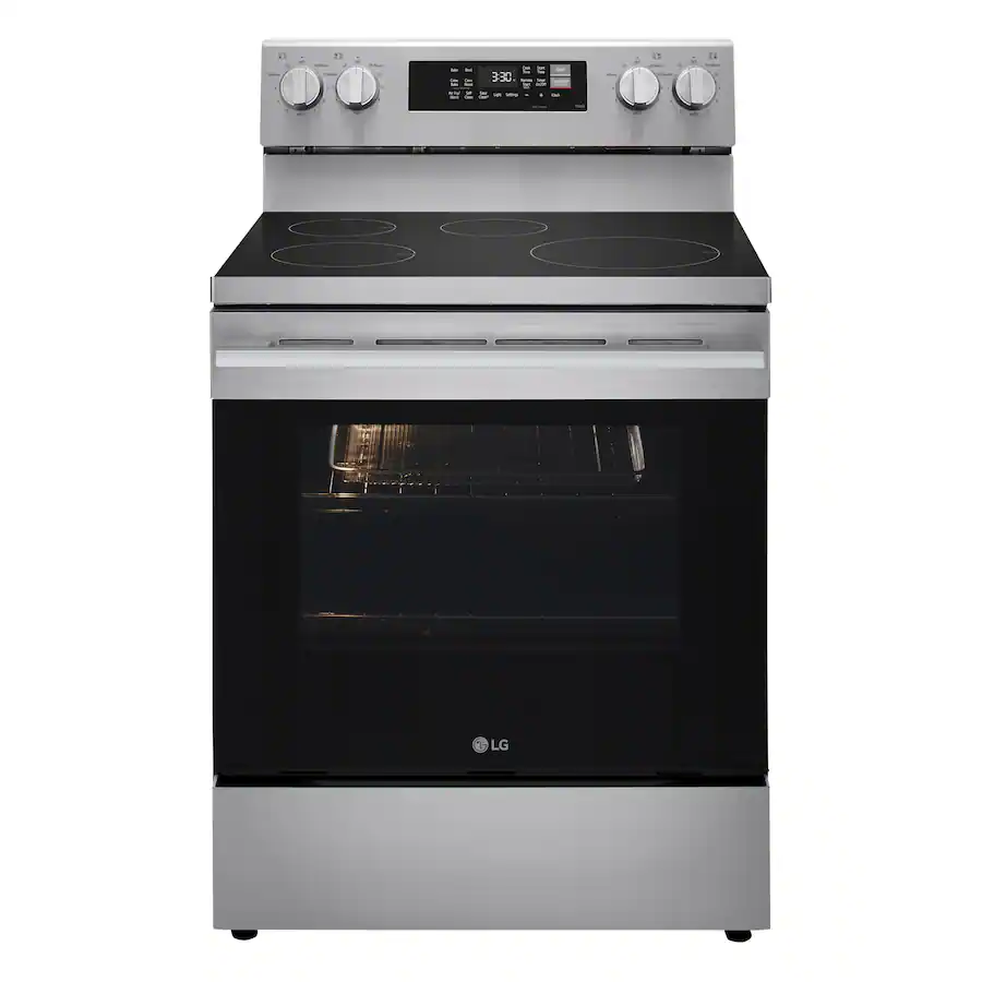 LG 30 in 6.3 Cu. Ft. Freestanding Electric Induction True Convection ...