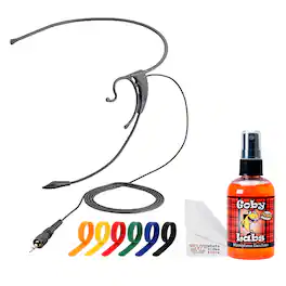 Sony - ECM-322BMP Professional Headworn Microphone | Omnidirectional & Secure Fit + More - Black
