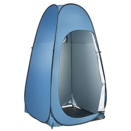Loheer - Pop Up Shower Tent Instant Portable Privacy Tent Camping Changing Room with Bag UPF 50 Water Resistant - Silver