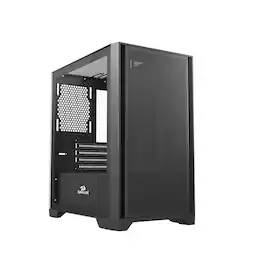 REDRAGON - PAKTIS 2 GC-540 M-ATX Tempered Glass Gaming PC Case - Black