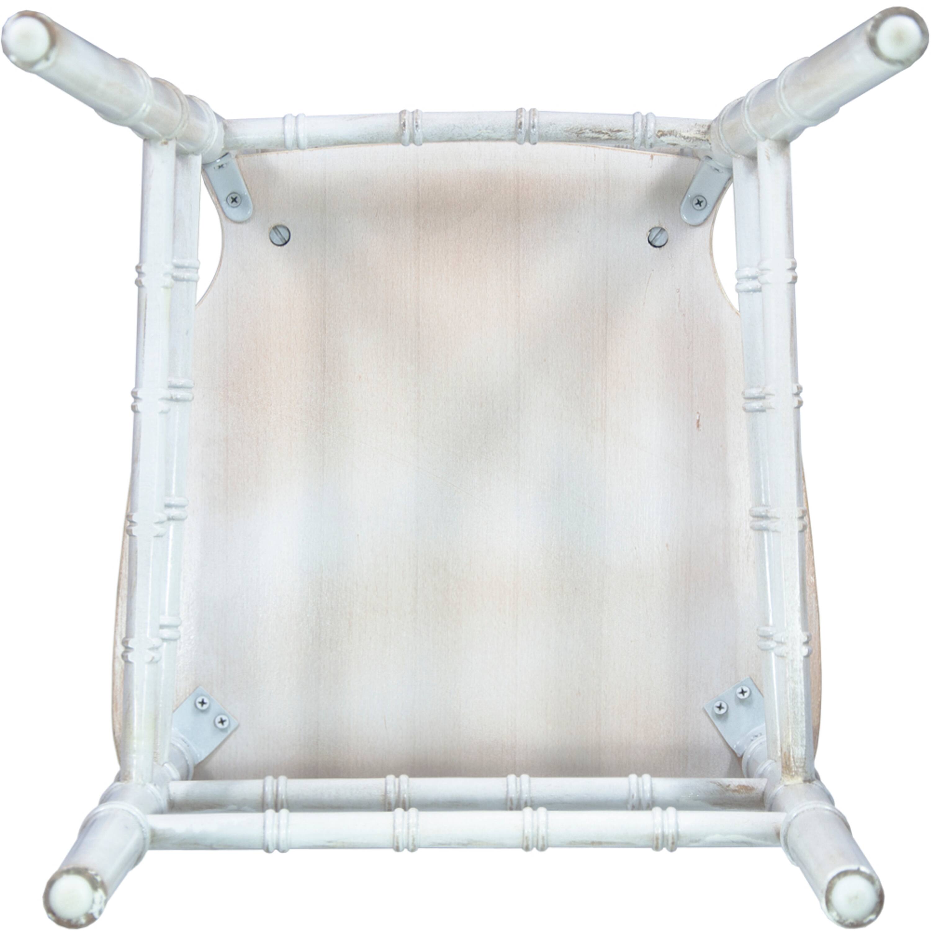 Alt View 4. Emma + Oliver - Wood Chiavari Chair - Lime Wash.