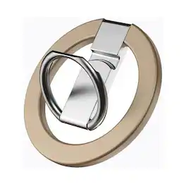 Entronix - Magnetic Phone Grip – 360° Rotating Ring Holder Kickstand, Compatible with Magnetic Cases - Gold