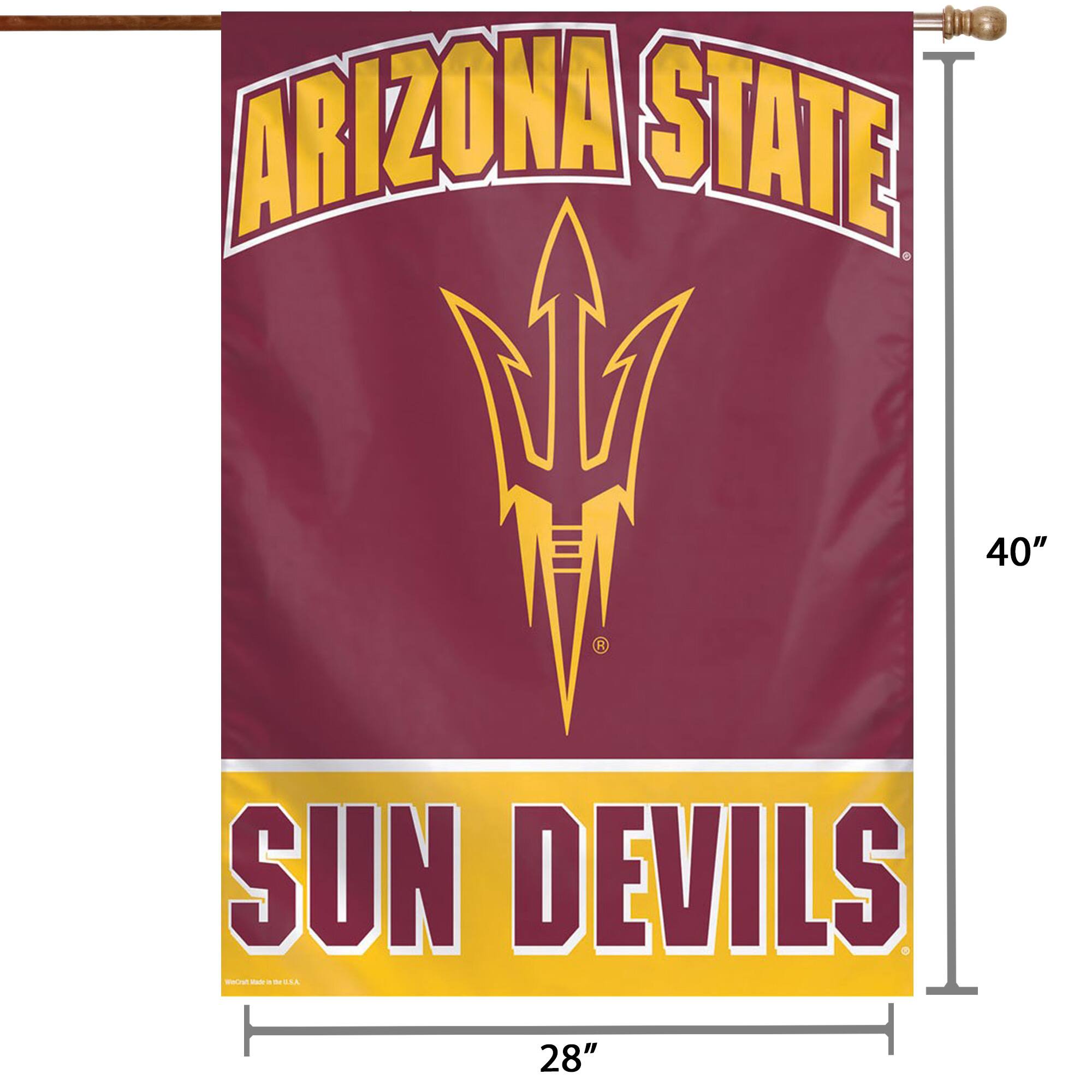ARIZONA STATE  
SUN DEVILS  

40"  
28"