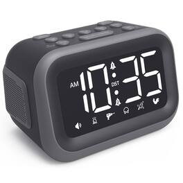 Dazzed Corner - Dual Alarms for Heavy Sleepers - Gray