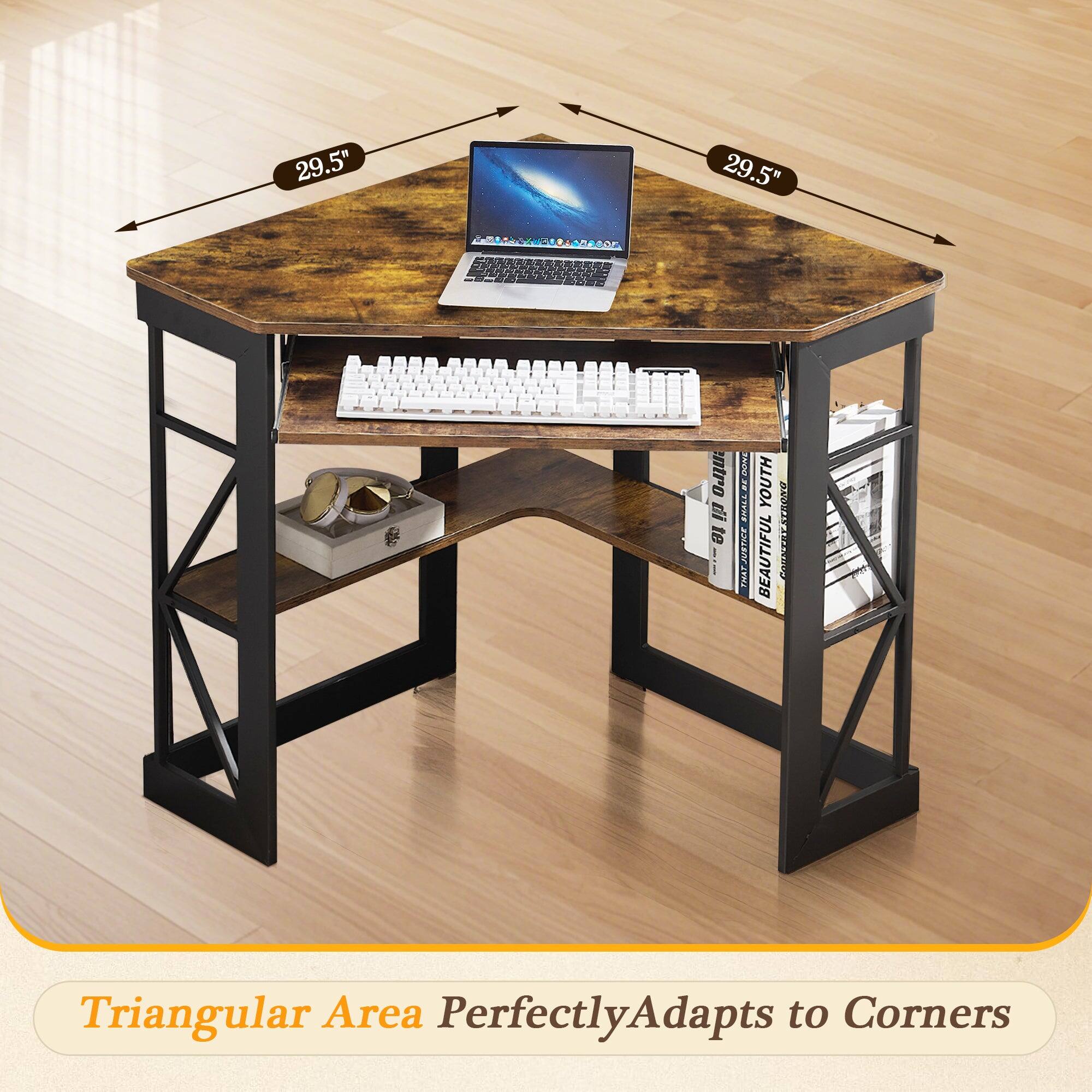 29.5"  
29.5"  

Triangular Area Perfectly Adapts to Corners