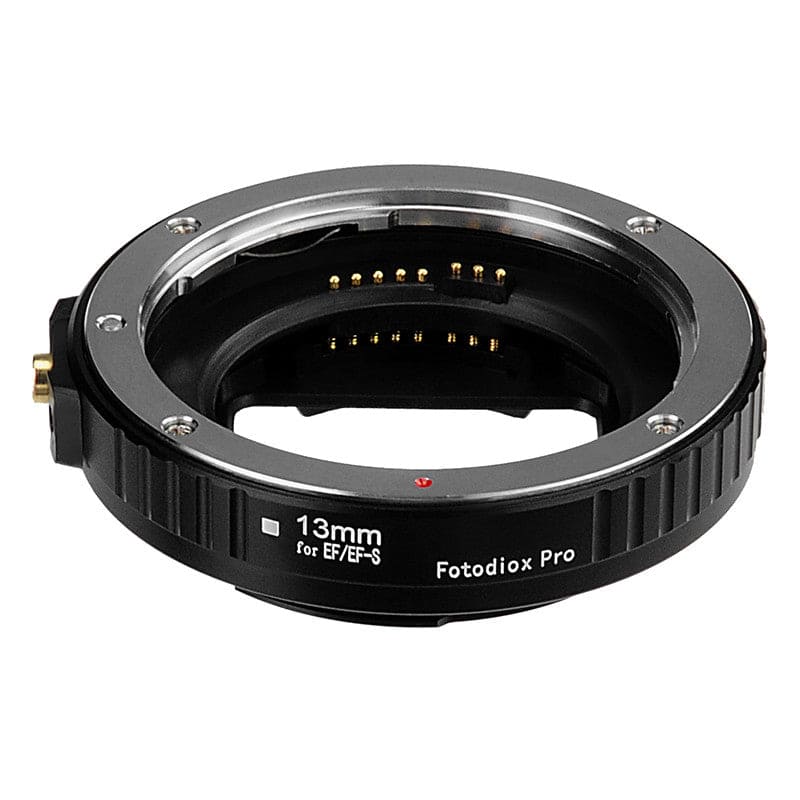 Fotodiox - Automatic 13mm Macro Extension Tube Section - Compatible with Canon EF/EF-S Mount Cameras for Close-up Photography