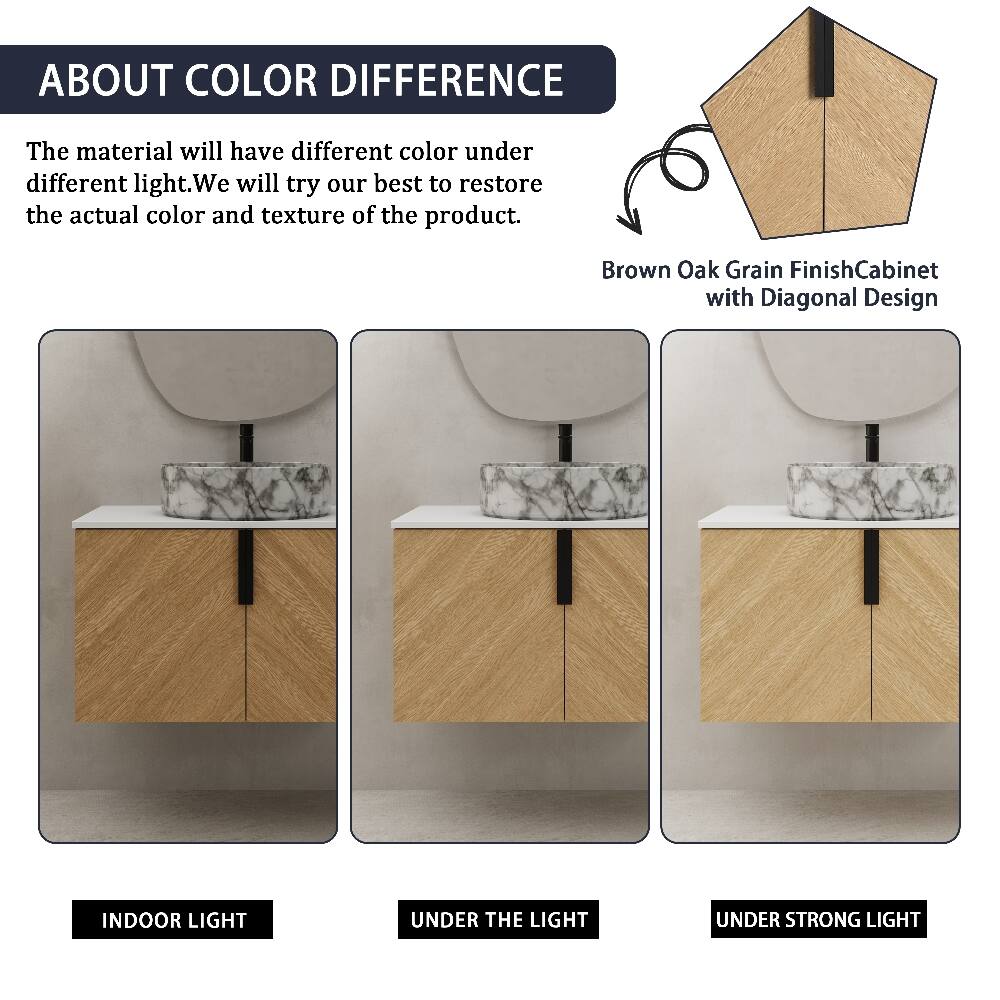 ABOUT COLOR DIFFERENCE

The material will have different color under different light. We will try our best to restore the actual color and texture of the product.

Brown Oak Grain Finish Cabinet with Diagonal Design

INDOOR LIGHT

UNDER THE LIGHT

UNDER STRONG LIGHT
