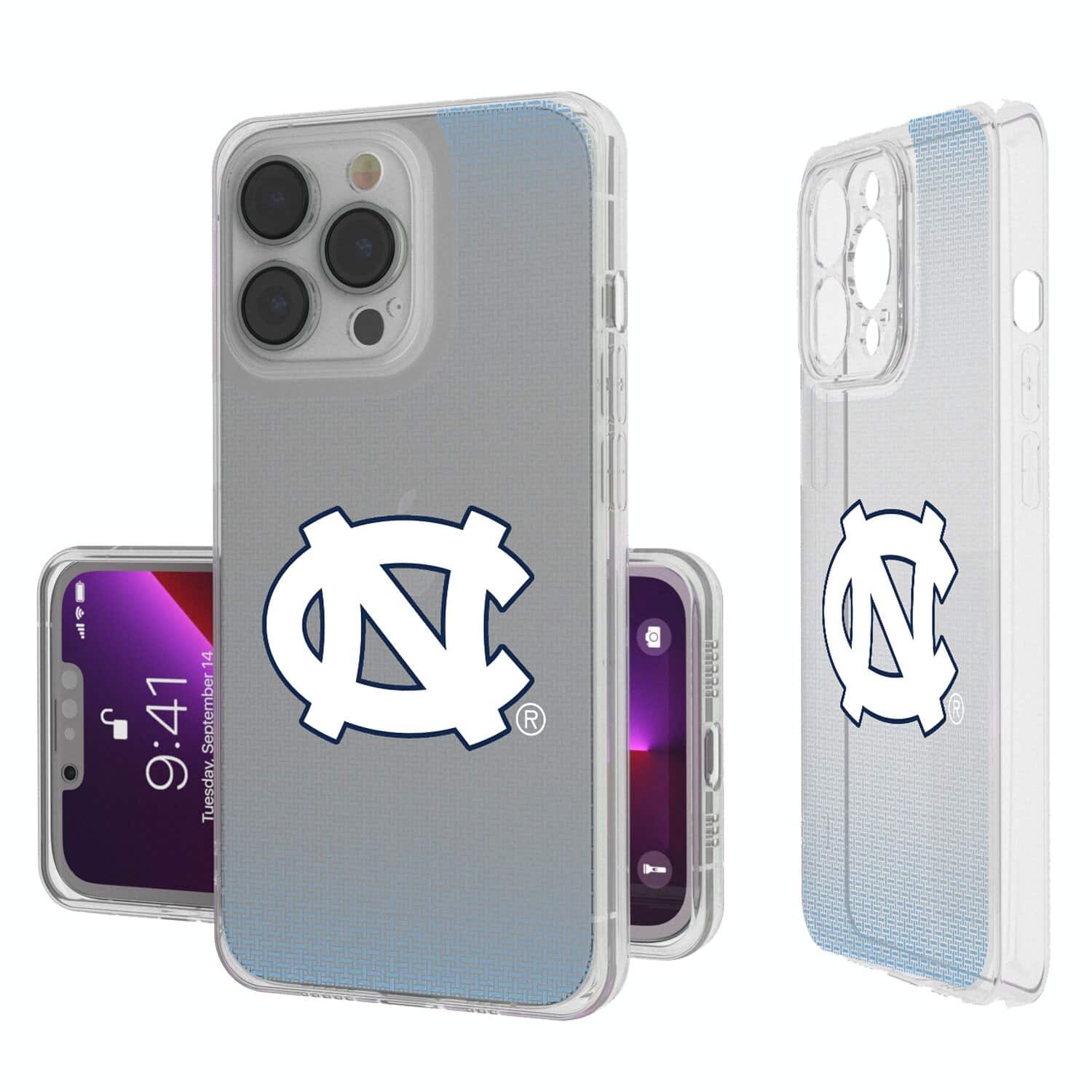 Keyscaper - NCAA - North Carolina Tar Heels Linen Logo iPhone Clear Case - 16 Plus - Multicolor price history on PriceWatchPro