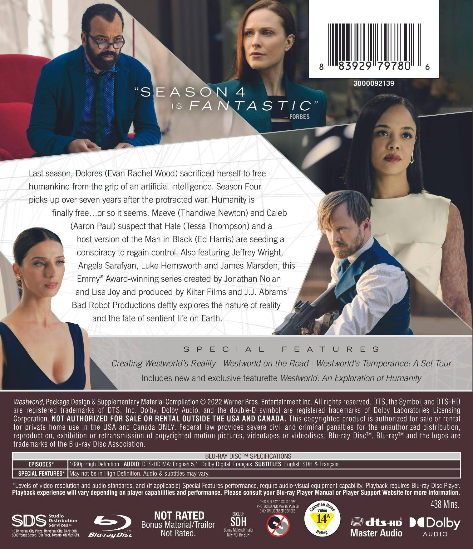 Angle. Westworld: Season Four - The Choice [Blu-ray].