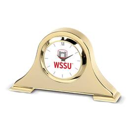 Jardine - Winston-Salem State Rams Napoleon Desk Clock - Gold