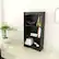 Angle. CorLiving - Hawthorne Collection 3 Shelf Floor-Standing Bookcase - Black.