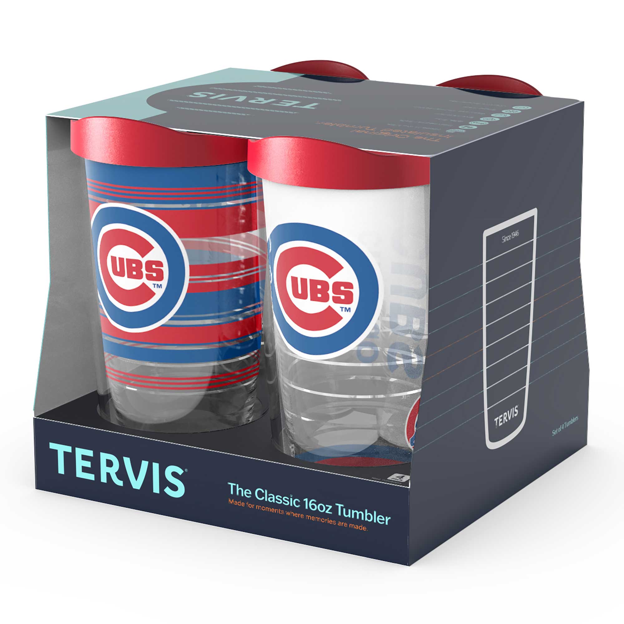 TERVIS  
The Classic 16oz Tumbler  
Made for moments where memories are made  

UBS  
TM  

TERVIS  
Since 1946  
Sport Tumbler