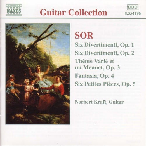 Norbert Kraft - Guitar Music Opp 1-5  - COMPACT DISCS
